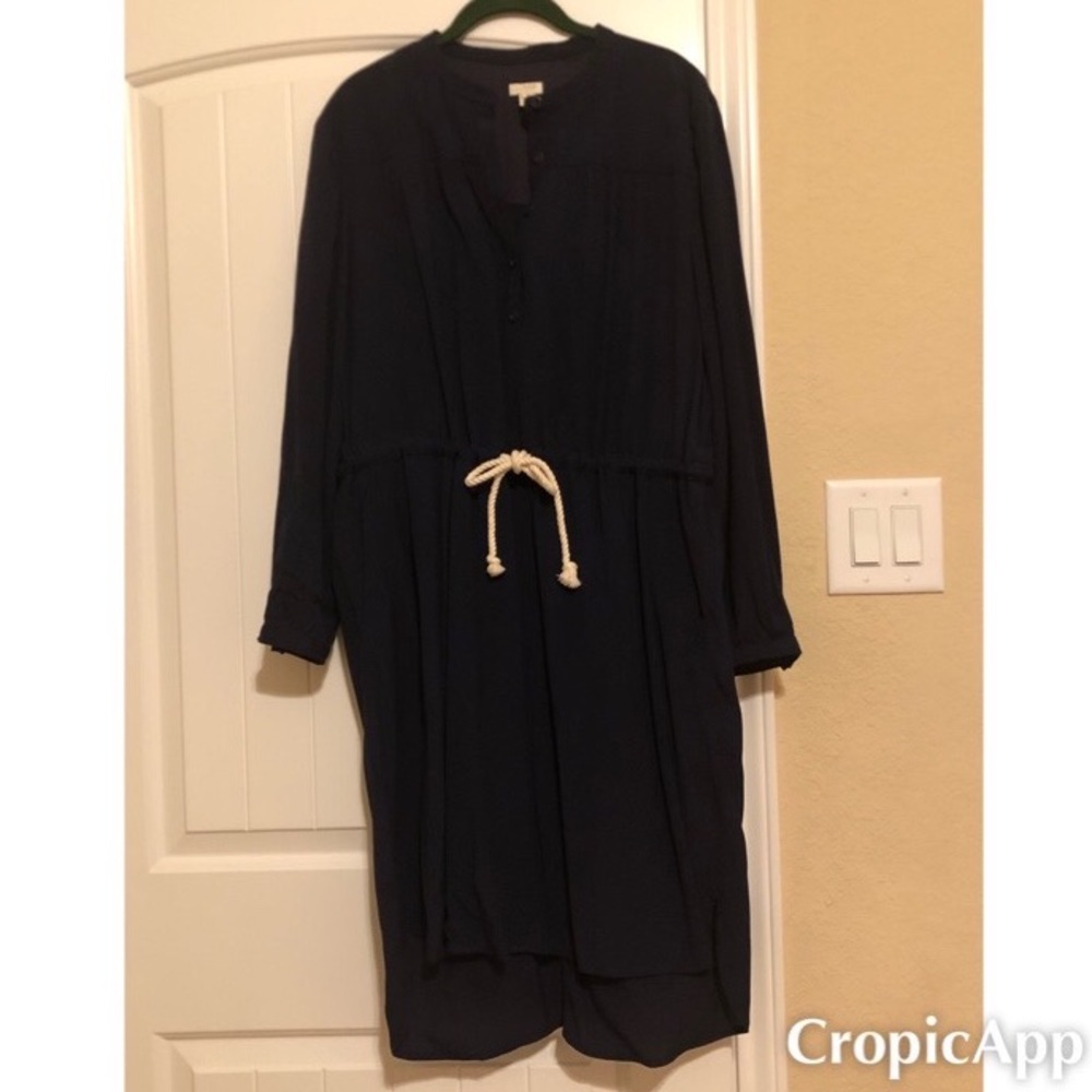 J. Crew Size Medium Navy Nautical Dress
